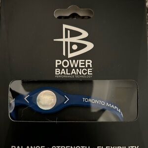 Toronto Maple Leafs Power Balance Blue Wristband size small and medium
